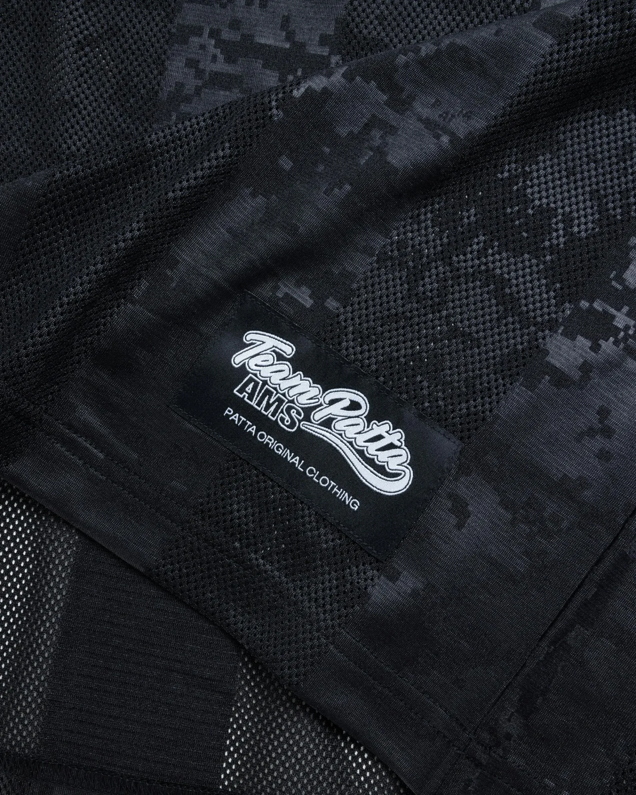 Shop Patta Digi Lobi Mesh Football Jersey black