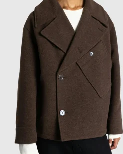 Flash Sale Lemaire Dispatch Peacoat Brown Chine brownchine