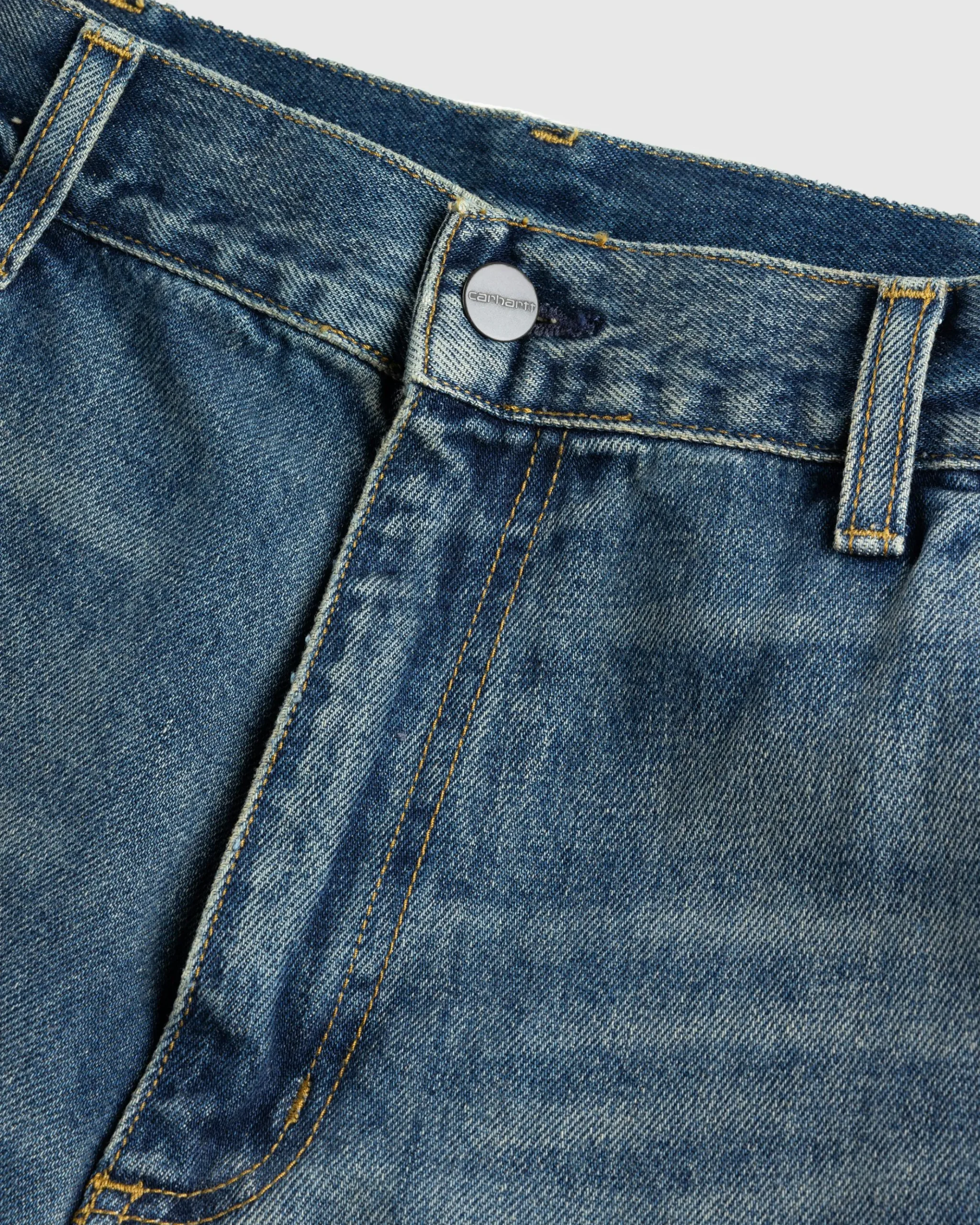 Sale Carhartt WIP Double Knee Pant blue/wornusedwash