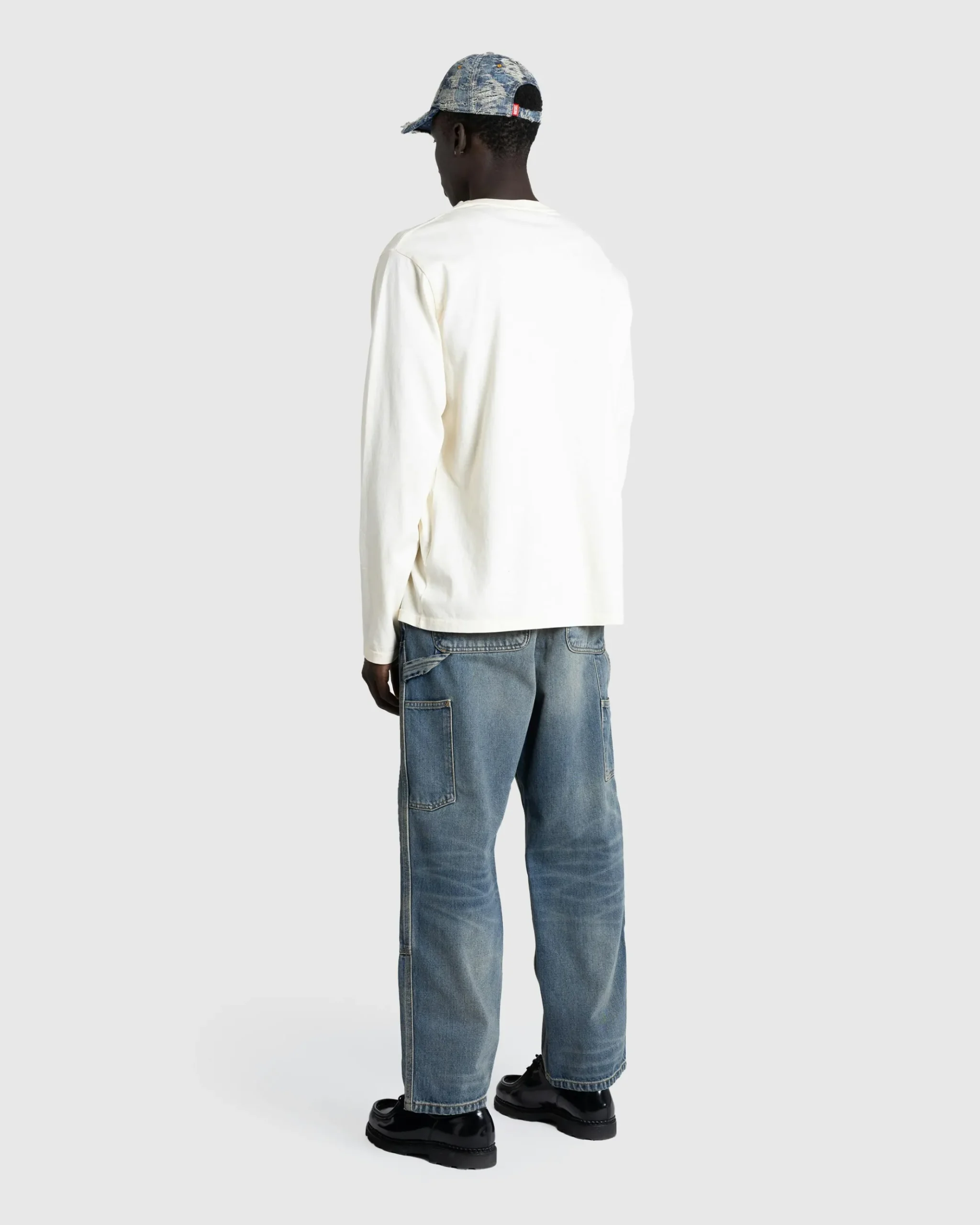 Sale Carhartt WIP Double Knee Pant blue/wornusedwash