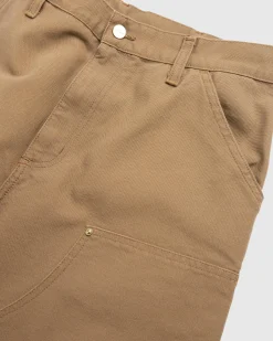 Shop Carhartt WIP Double Knee Pant Hamilton Brown/Rinsed hamiltonbrown/rinsed