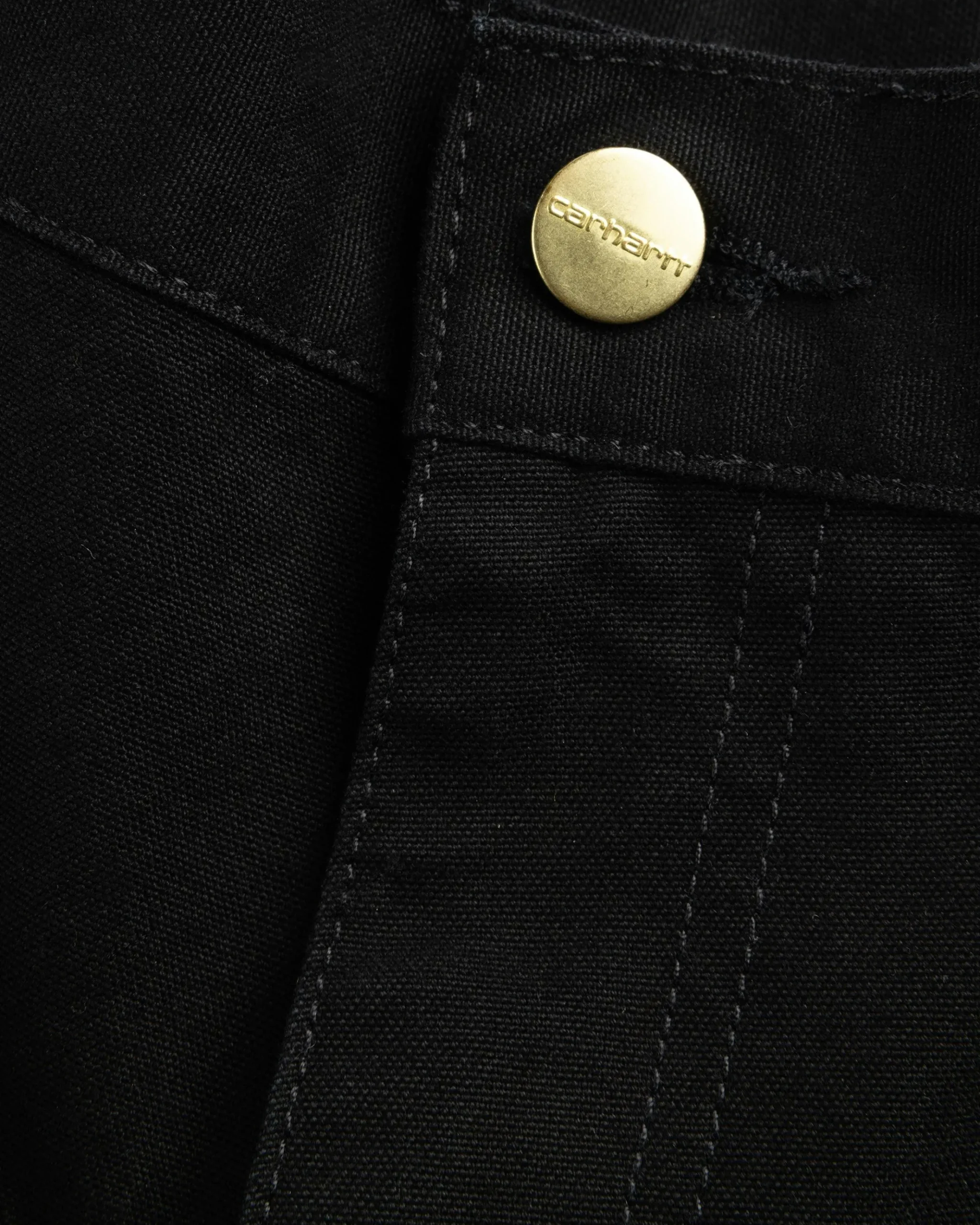 Flash Sale Carhartt WIP Double Knee Short black/rinsed