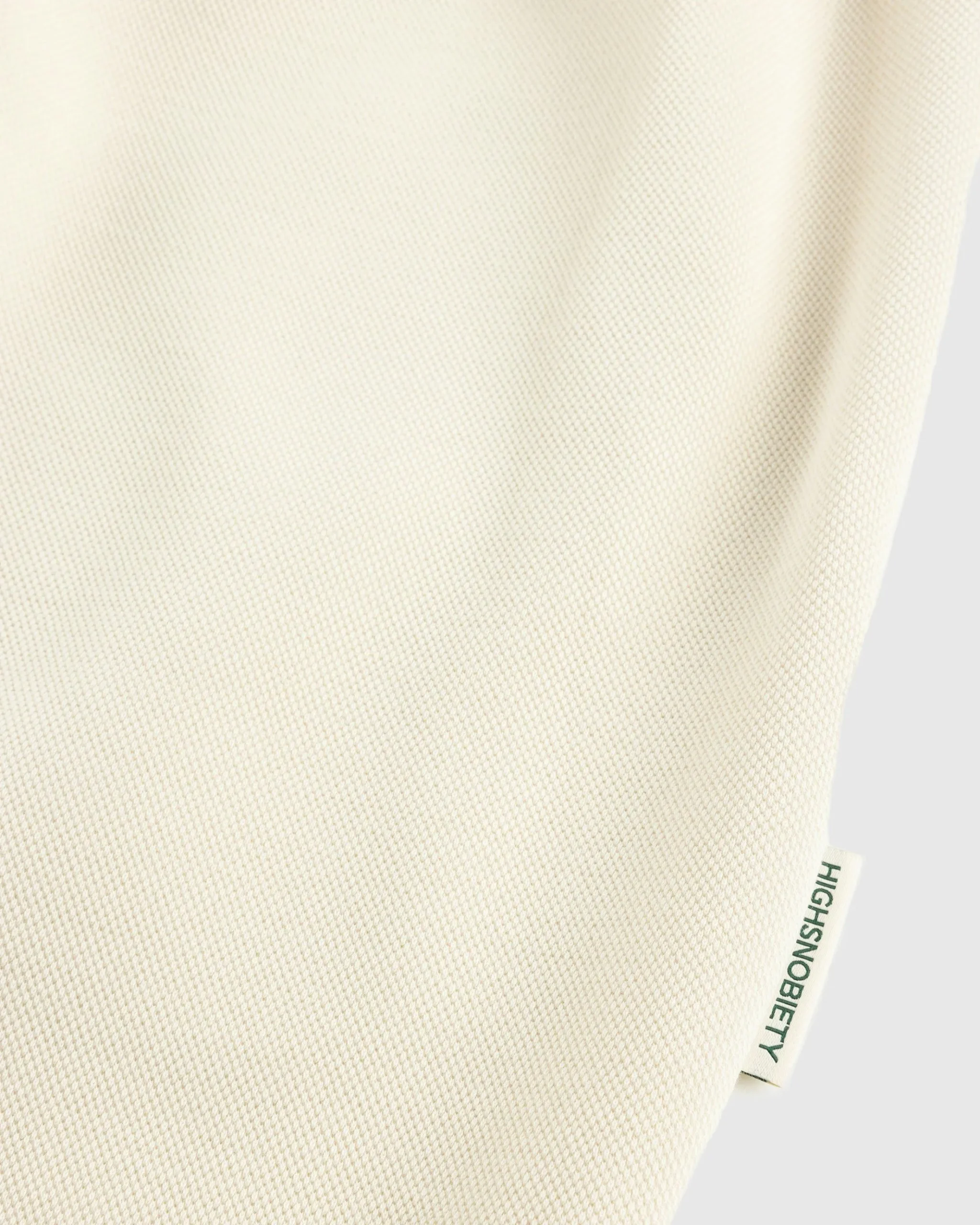 Fashion Lacoste Double-Faced Piqué Sweatpants eggshell