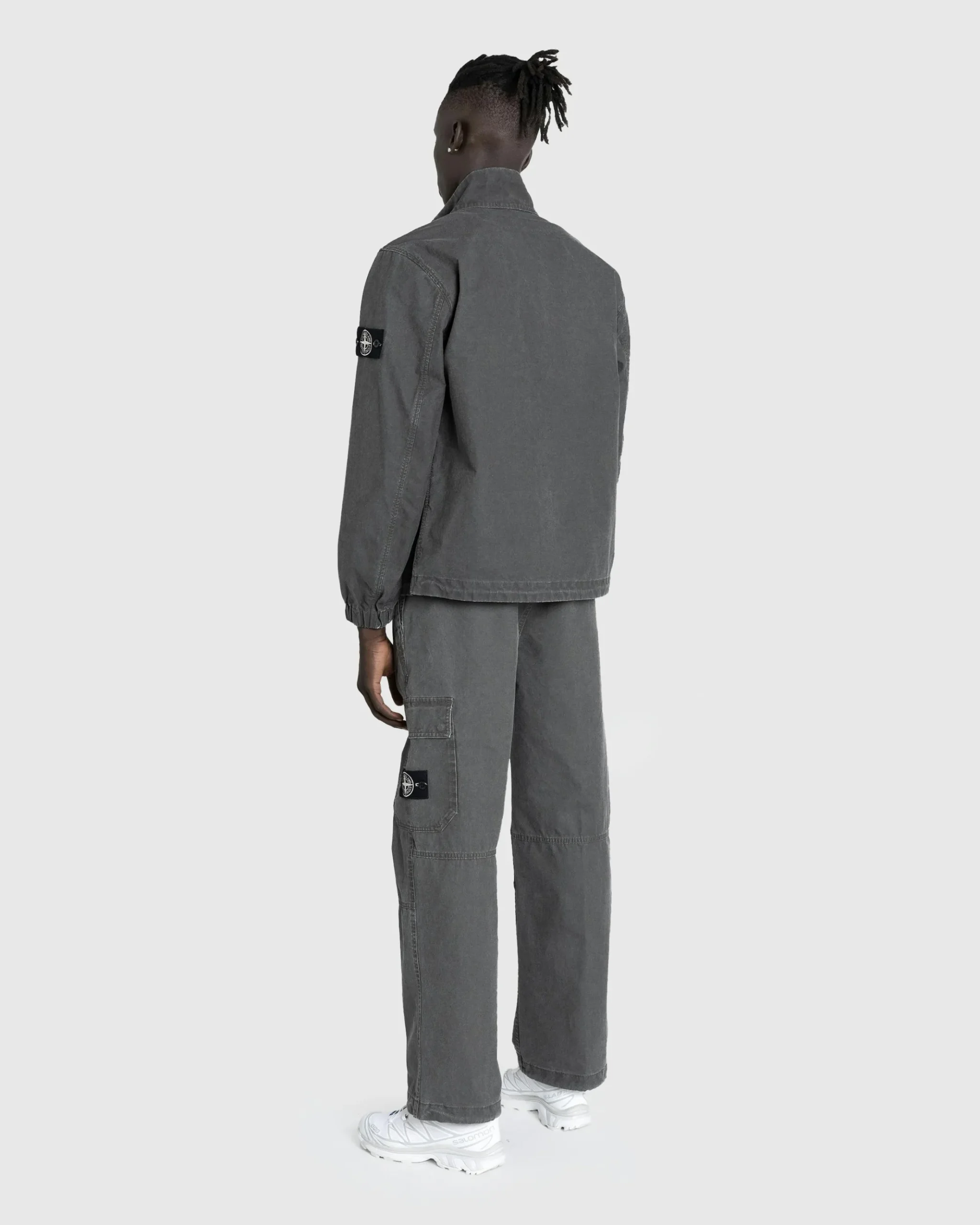 Hot Stone Island Drawstring Pants Lead Grey leadgrey