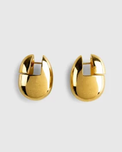 Fashion Jil Sander EM1 Earrings 2 gold