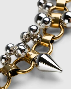 Clearance Jil Sander EM6 Necklace 4 Silver/Gold silvergold