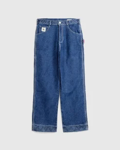 Discount Bode Embroidered Denim Knolly Brook Trouser indigo