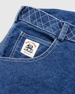 Discount Bode Embroidered Denim Knolly Brook Trouser indigo
