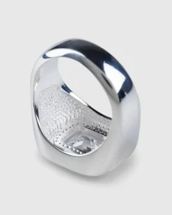 Sale Hatton Labs Emerald Cut Signet Ring silver/white