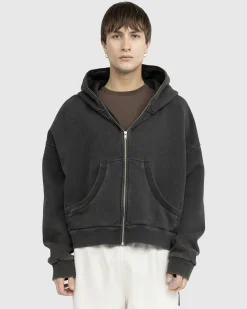 Cheap Entire Studios Eternal Zip Washed Black washedblack