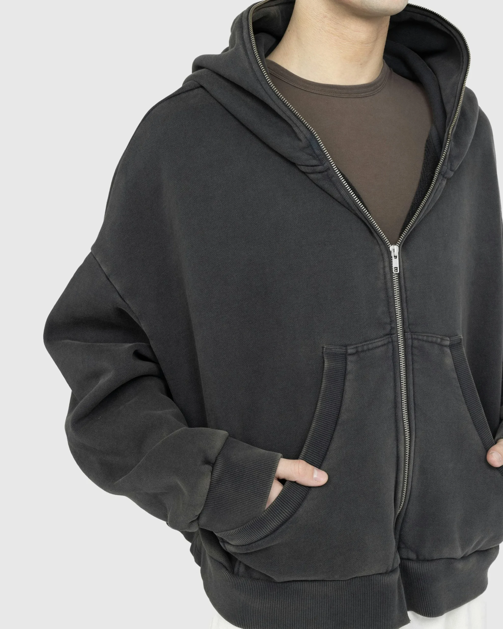 Cheap Entire Studios Eternal Zip Washed Black washedblack