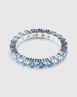 Best Hatton Labs Eternity Ring silver/aqua
