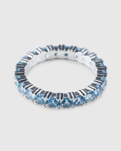 Best Hatton Labs Eternity Ring silver/aqua