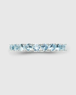 Best Hatton Labs Eternity Ring silver/aqua