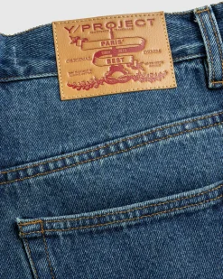 Clearance Y/Project Evergreen Cut-Out Jeans Evergreen Vintage Blue evergreenvintageblue