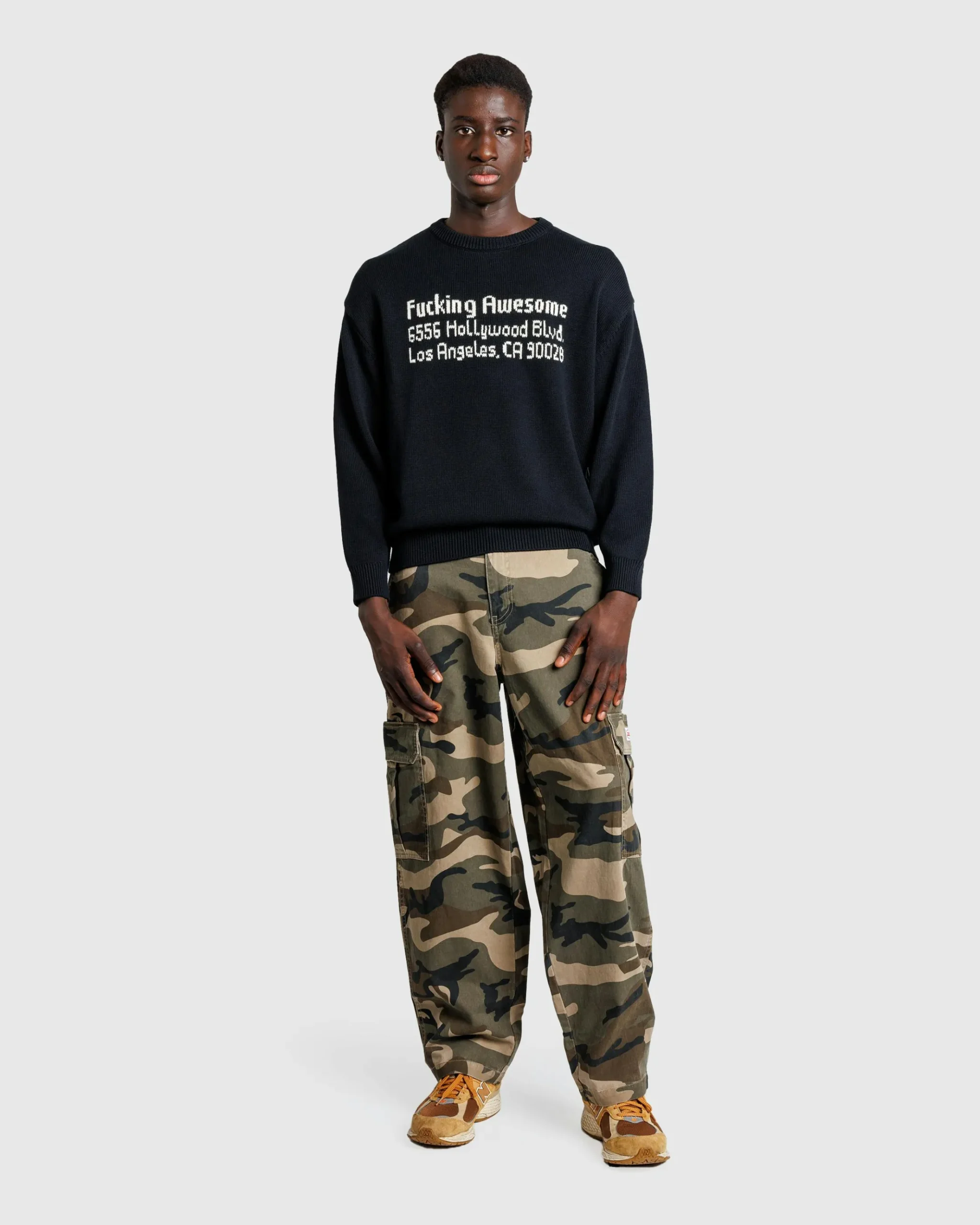 Cheap Fucking Awesome FA Hollywood Sweater black