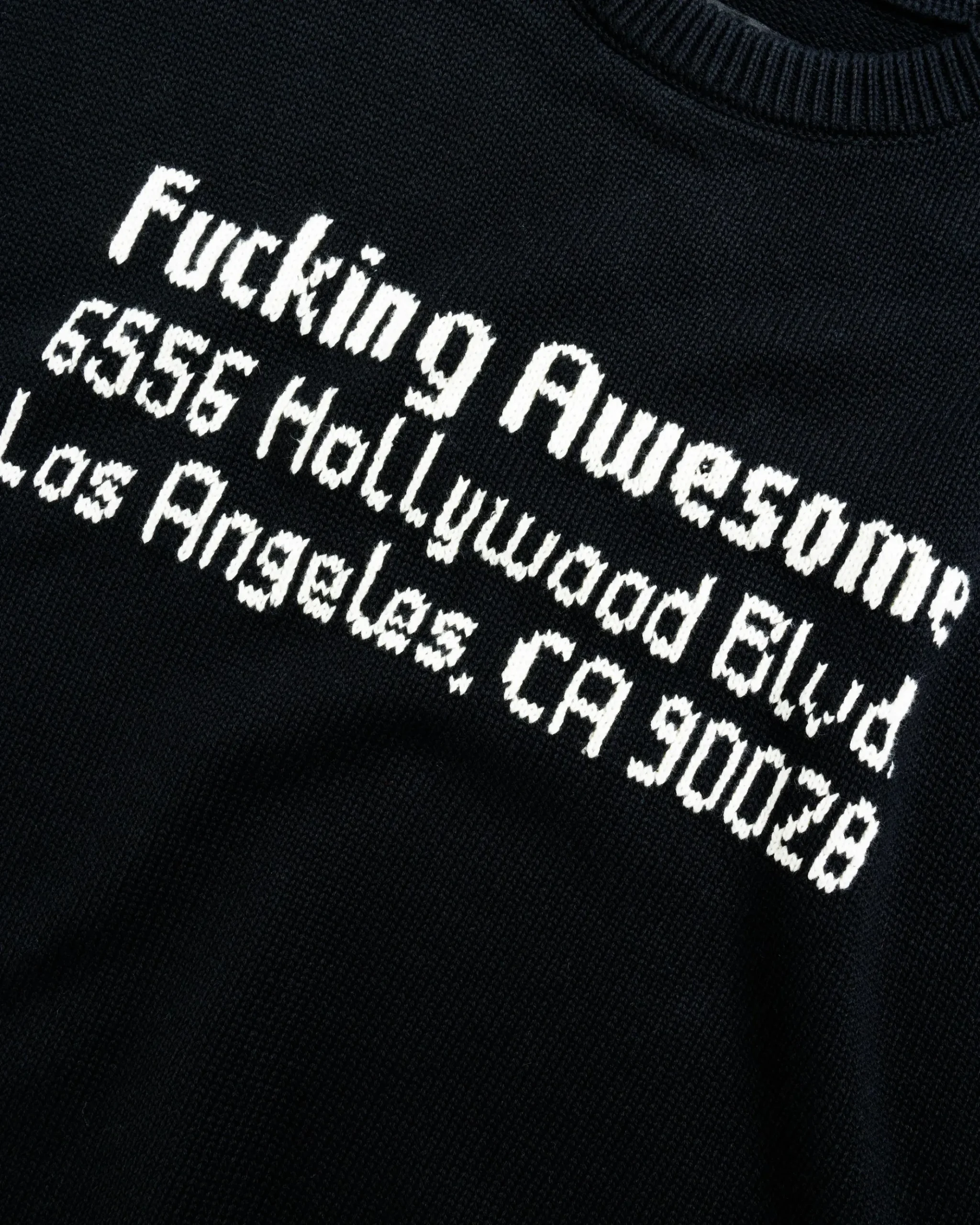 Cheap Fucking Awesome FA Hollywood Sweater black