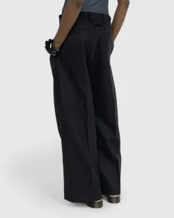 Clearance Jean Paul Gaultier Felted Wool Suit Pants Dark Grey darkgrey