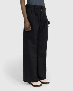 Clearance Jean Paul Gaultier Felted Wool Suit Pants Dark Grey darkgrey