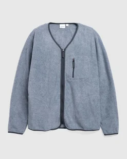 New Gramicci Fleece Cardigan Zip-Up Heather Charcoal heathercharcoal