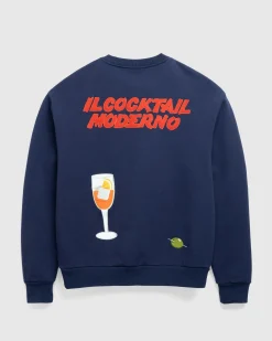Flash Sale Highsnobiety Fleece Crewneck navy