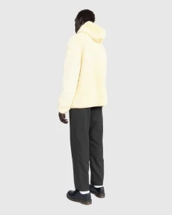 Hot Jil Sander Fleece Hoodie lemon