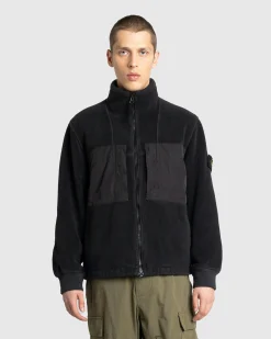 Best Stone Island Fleece Jacket Lead Grey leadgrey