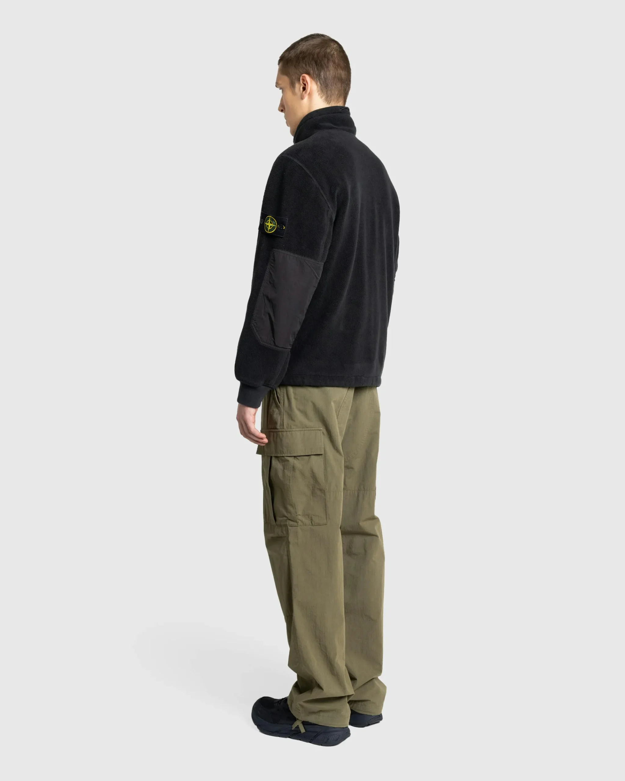 Best Stone Island Fleece Jacket Lead Grey leadgrey