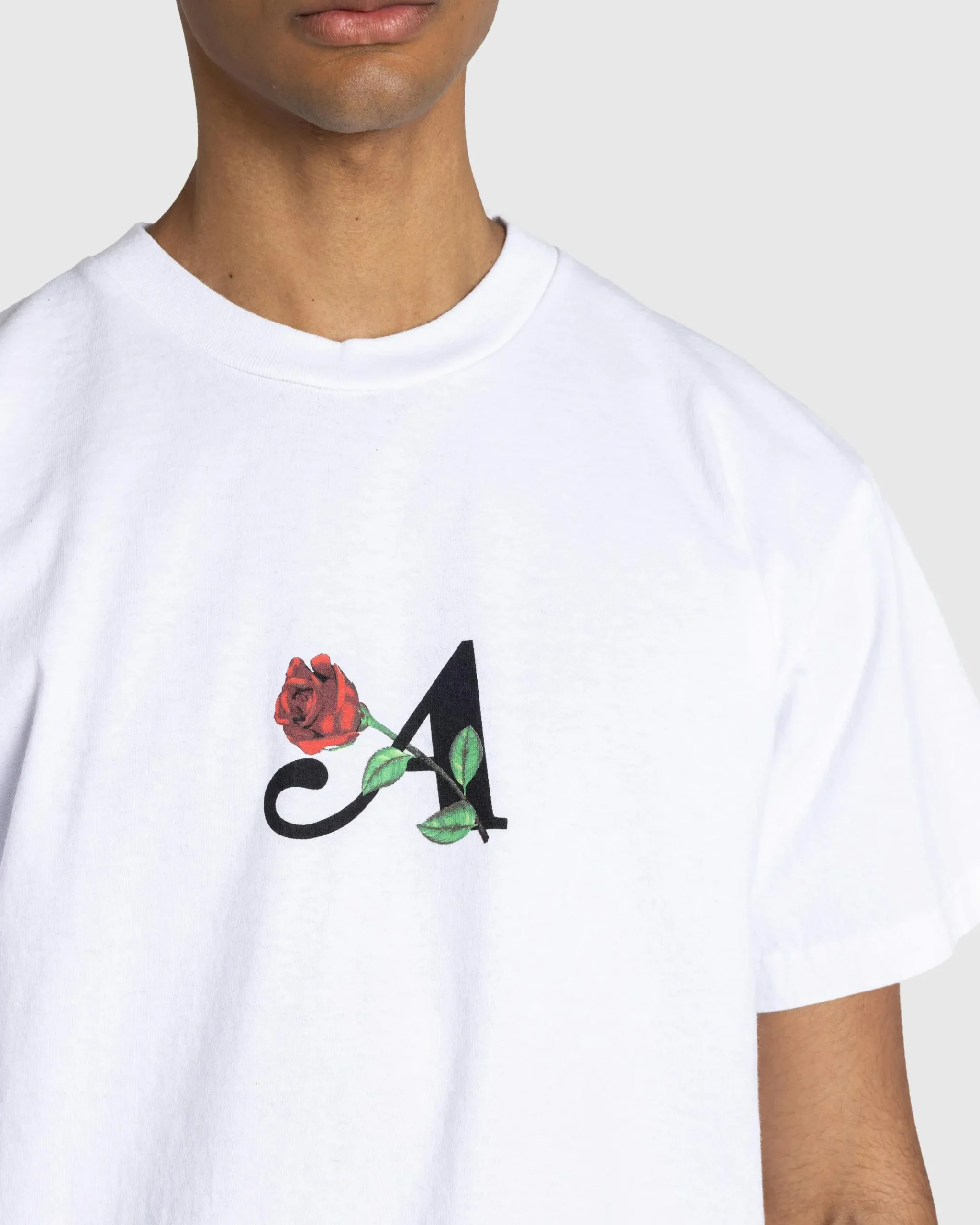 New Awake NY Flower A Tee white