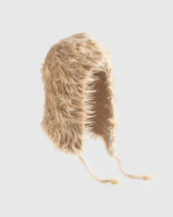 Best Acne Studios Fluffy Hat beige