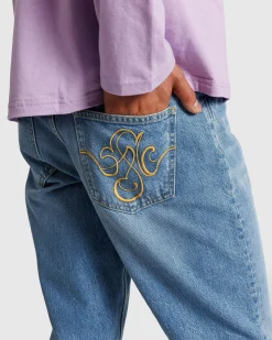 Discount Stockholm Surfboard Club Fog Denim Light Blue lightblue