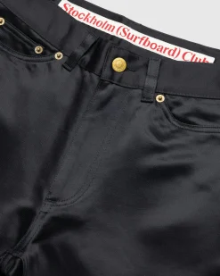 Shop Stockholm Surfboard Club Fog Pants black