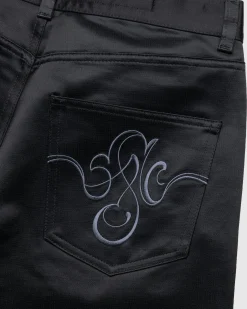 Shop Stockholm Surfboard Club Fog Pants black