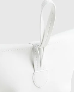Discount Maison Margiela Fold-Over Handbag white