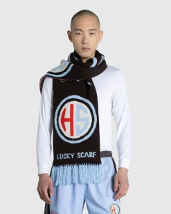 Shop Highsnobiety Football Scarf /Blue black
