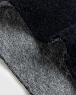 Sale Acne Studios Fringed Scarf black/grey