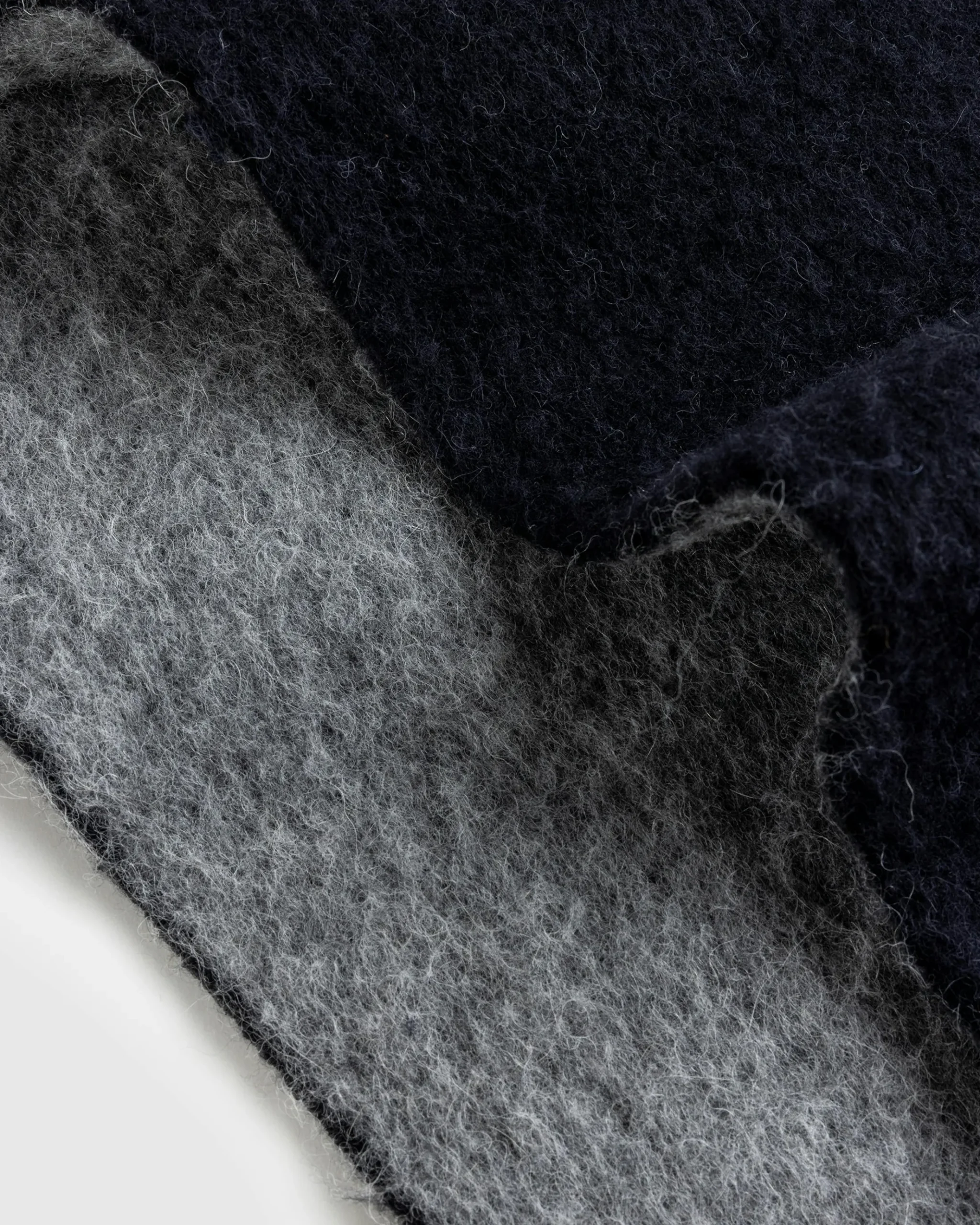 Sale Acne Studios Fringed Scarf black/grey
