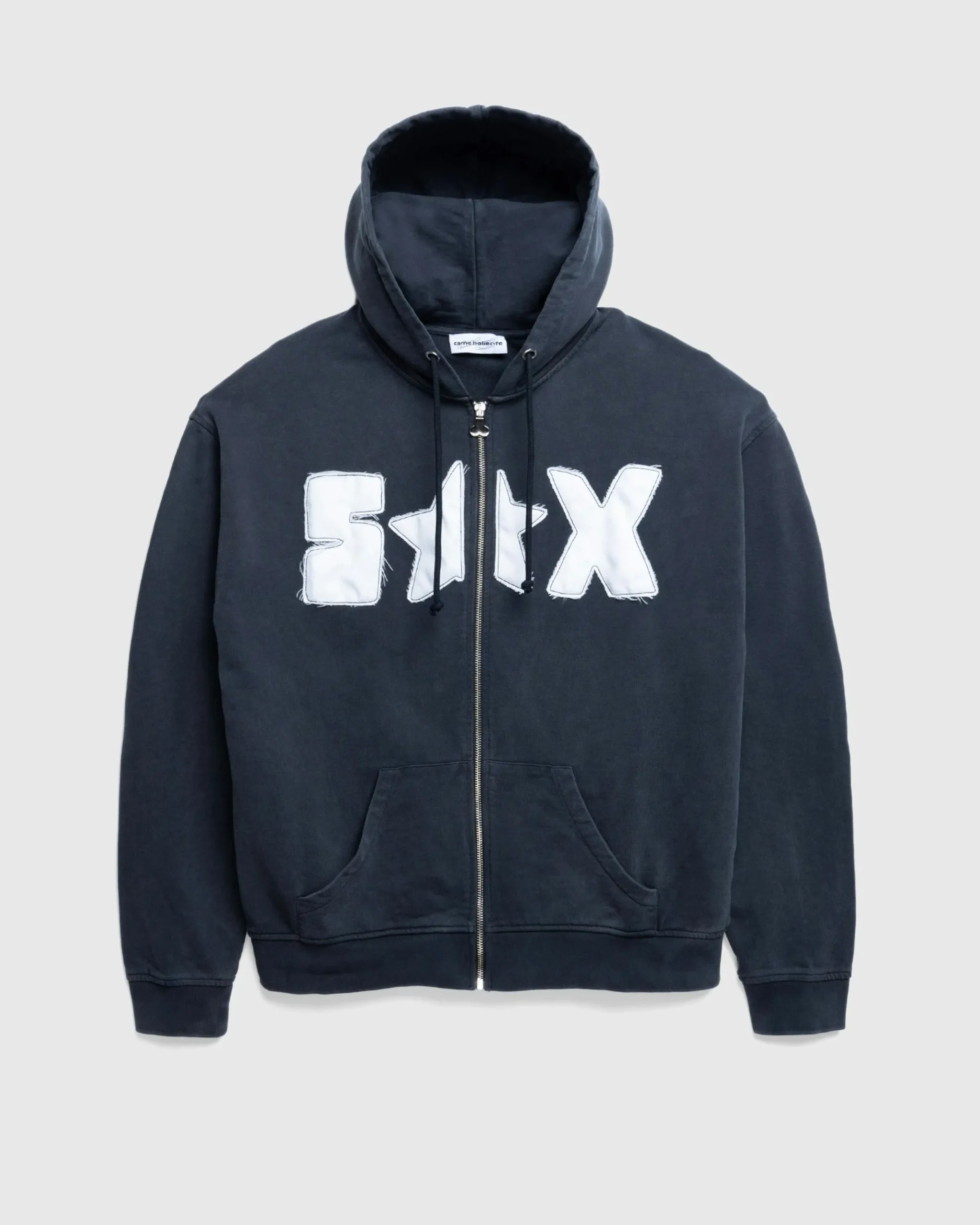 New Carne Bollente Galactic Tease Hoodie Off Black offblack