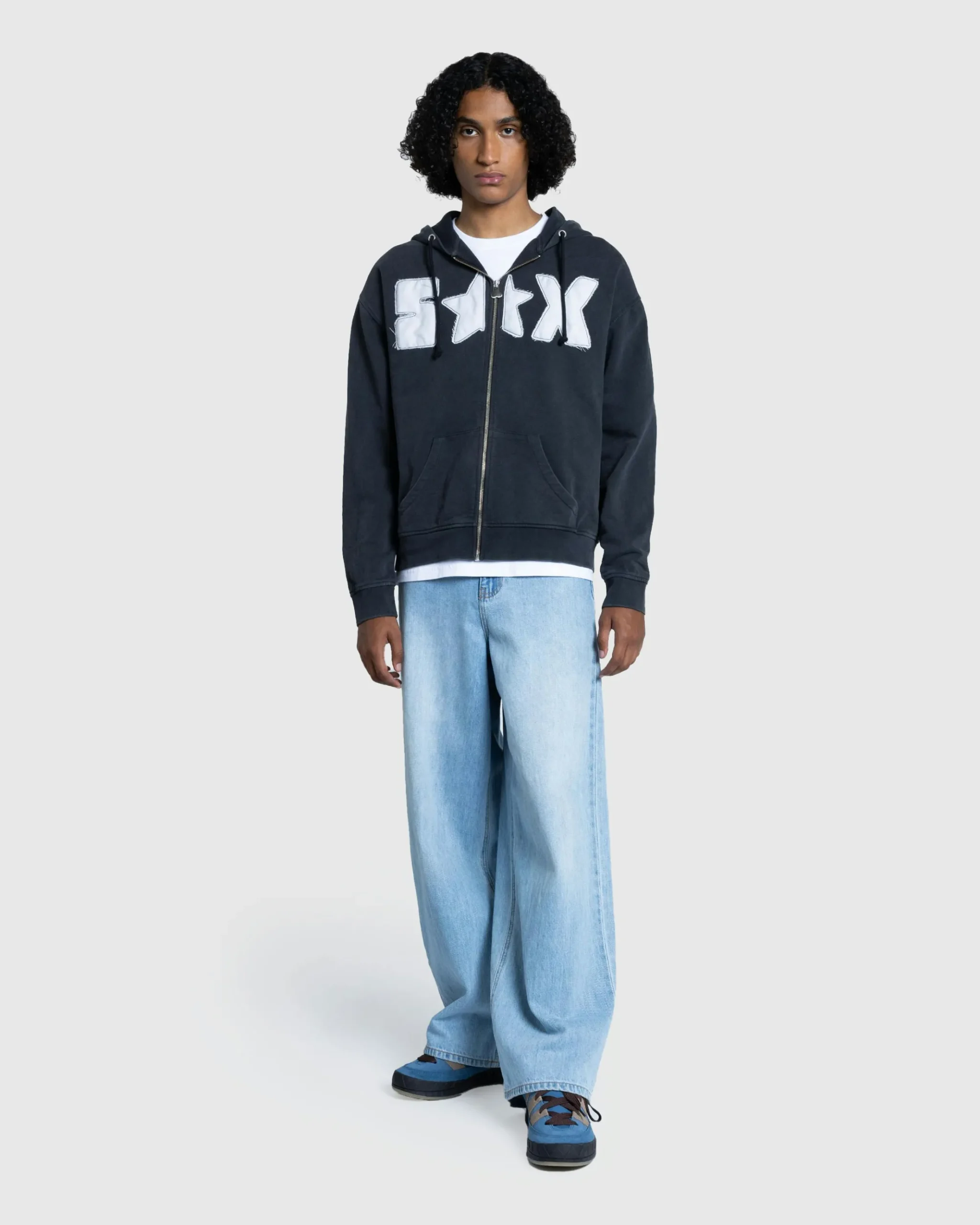 New Carne Bollente Galactic Tease Hoodie Off Black offblack