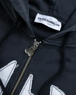 New Carne Bollente Galactic Tease Hoodie Off Black offblack