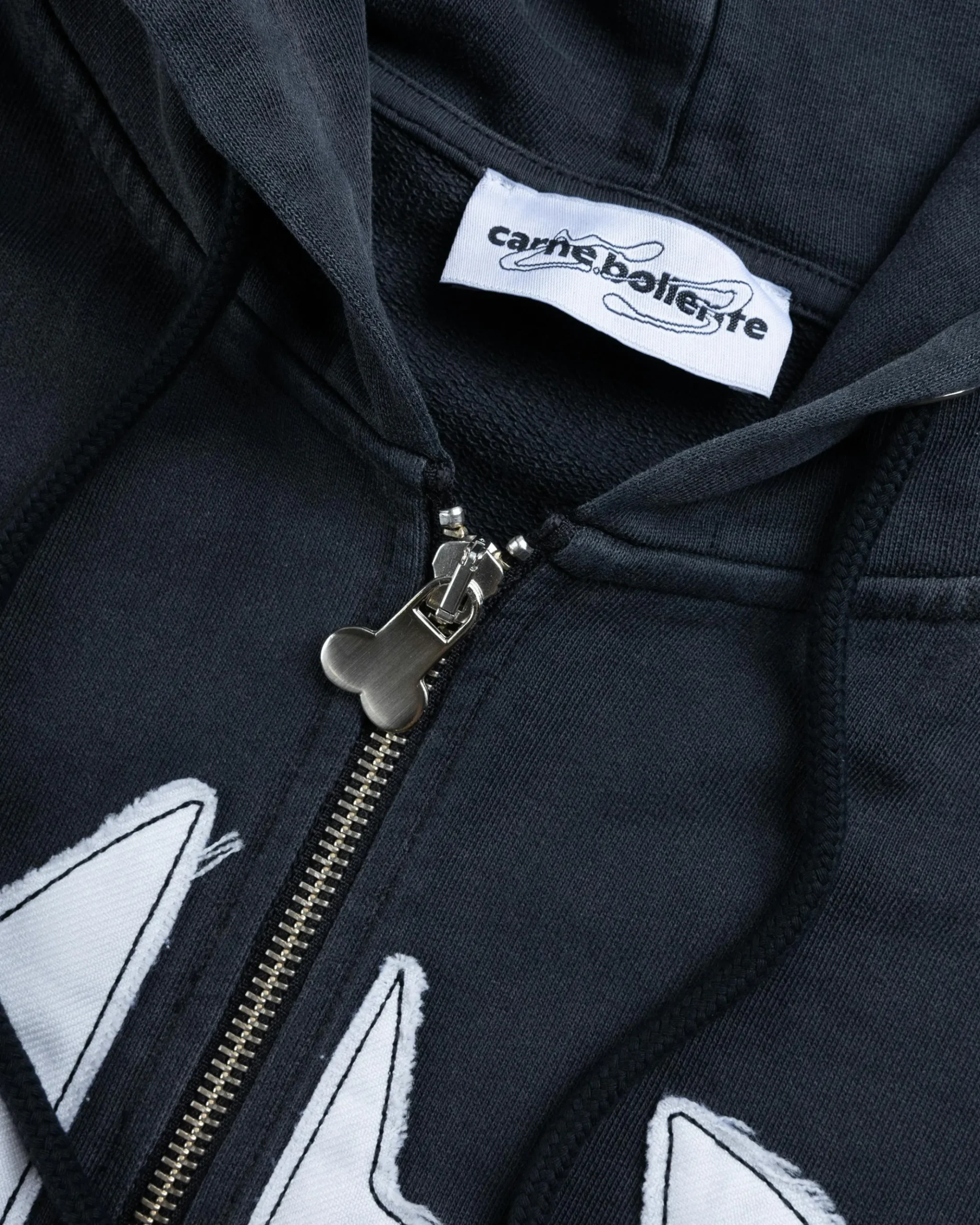 New Carne Bollente Galactic Tease Hoodie Off Black offblack