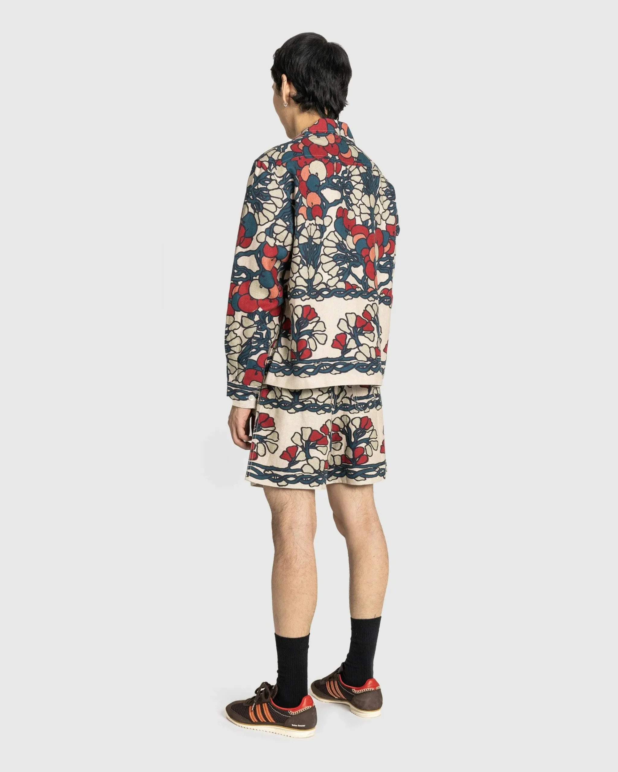 Online Bode Garden Lattice Long-Sleeve Shirt Ecru/Multi ecrumulti