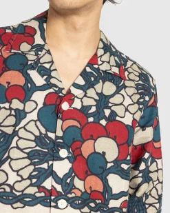 Online Bode Garden Lattice Long-Sleeve Shirt Ecru/Multi ecrumulti