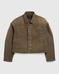 Flash Sale Entire Studios Gem Denim Jacket Military Stone militarystone
