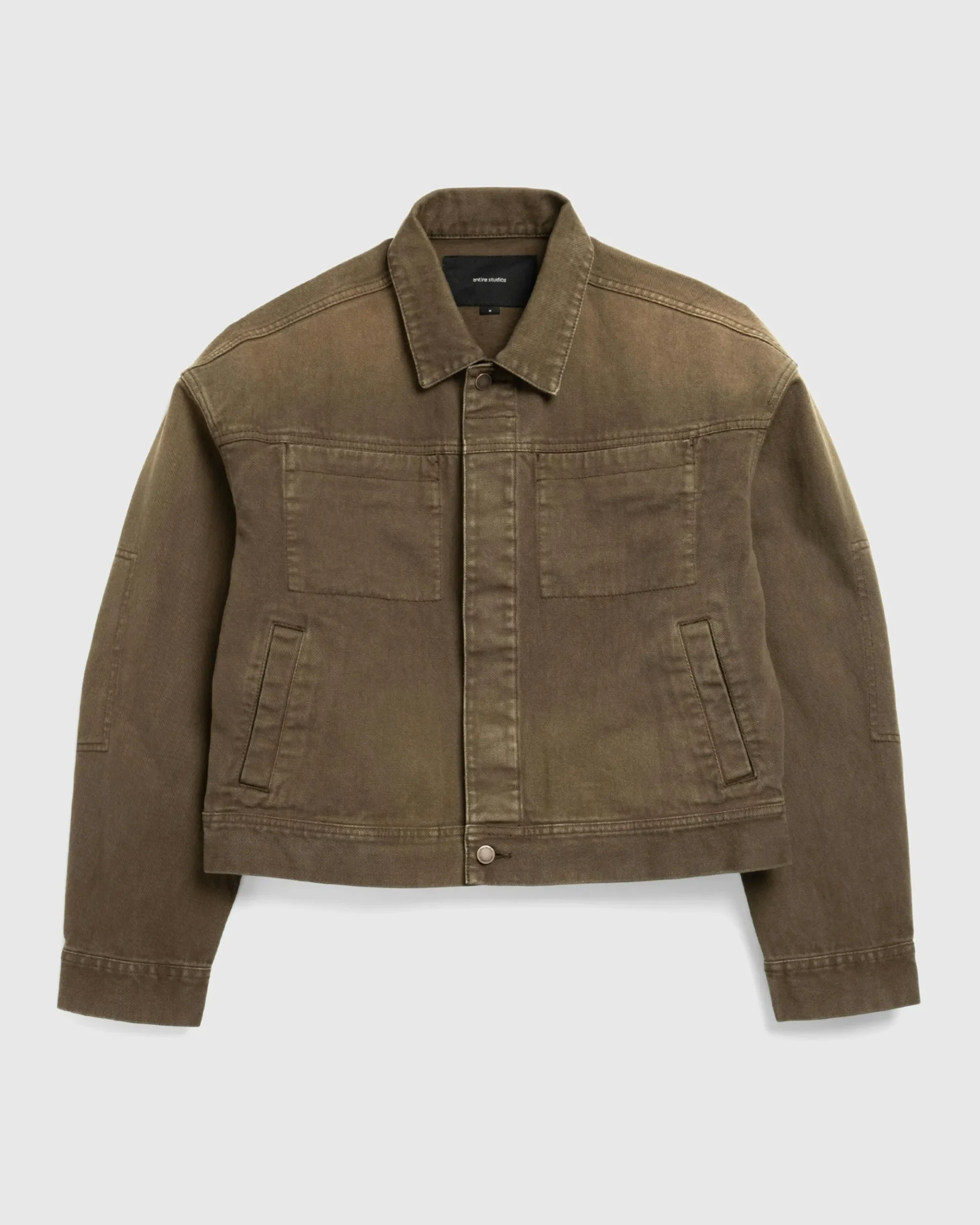 Flash Sale Entire Studios Gem Denim Jacket Military Stone militarystone