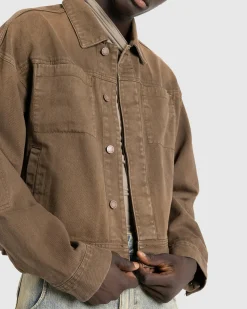 Flash Sale Entire Studios Gem Denim Jacket Military Stone militarystone