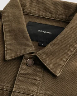 Flash Sale Entire Studios Gem Denim Jacket Military Stone militarystone
