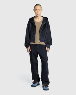 Discount Meta Campania Collective George Cropped Cashmere Blouson Midnight Blue midnightblue