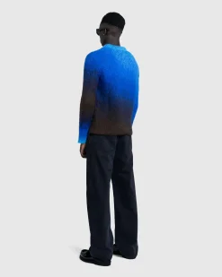 Cheap ERL Gradient Sweater blue