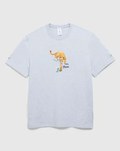 Clearance Puma Graphic Tee Light Grey Heather lightgrayheather